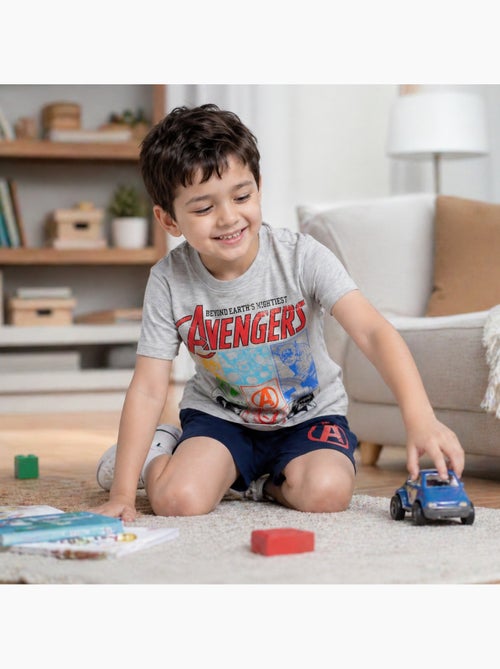 Marvel - T-shirt imprimé avec short assorti - Kiabi