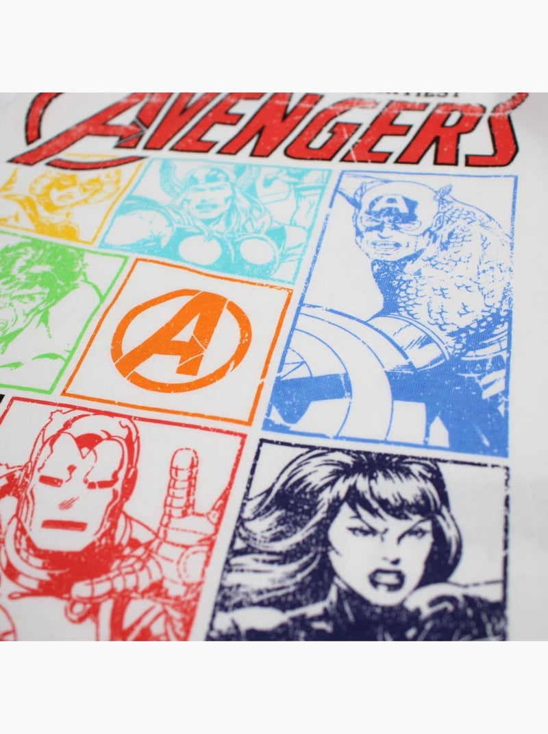 Marvel - T-shirt imprimé avec short assorti Gris - Kiabi