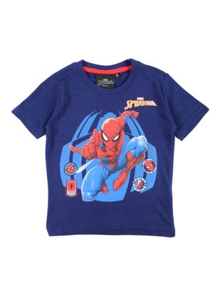 Marvel - T-shirt imprimé Spiderman en coton