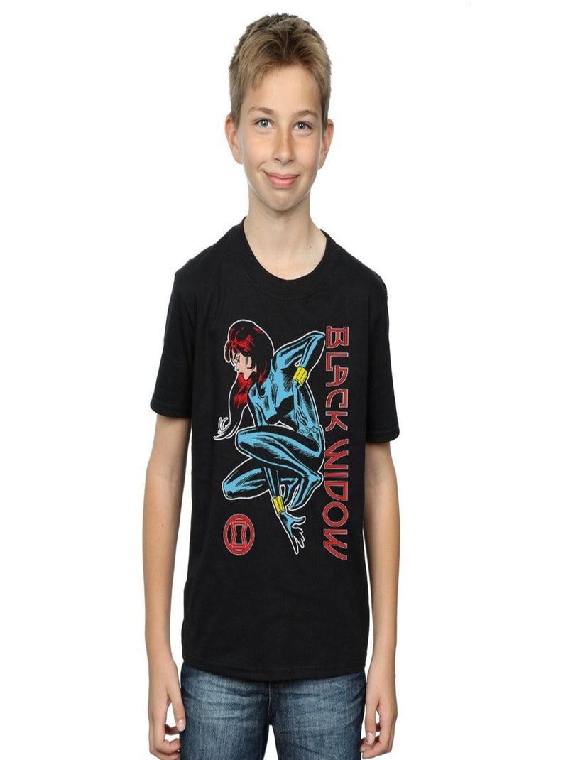 Marvel - T-shirt IN ACTION Noir - Kiabi