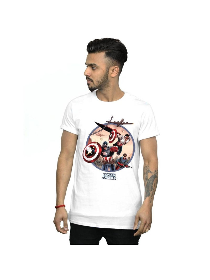 Marvel - T-shirt IN BATTLE Blanc - Kiabi