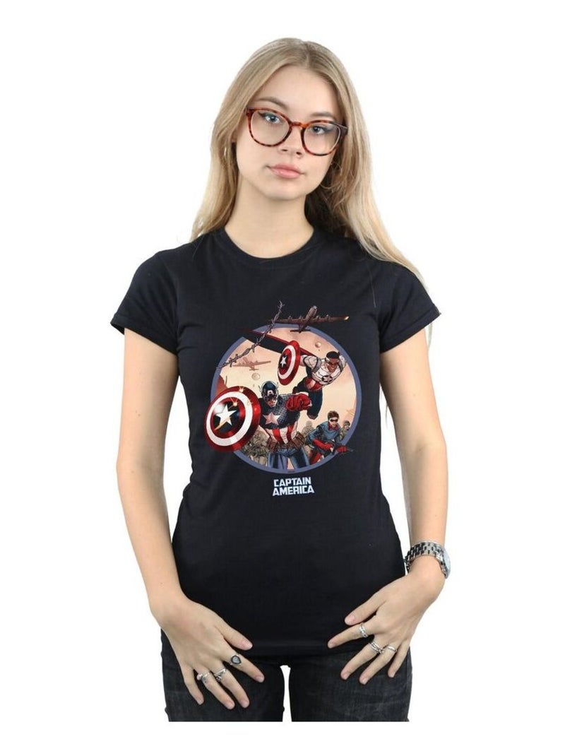 Marvel - T-shirt IN BATTLE Noir - Kiabi