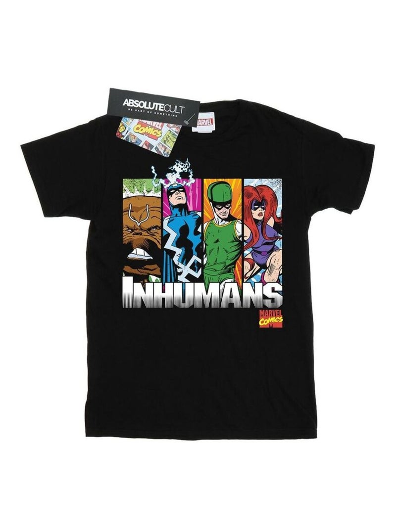 Marvel - T-shirt INHUMANS Noir - Kiabi