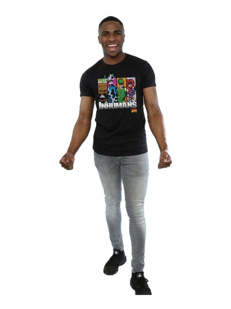 Marvel - T-shirt INHUMANS Noir - Kiabi