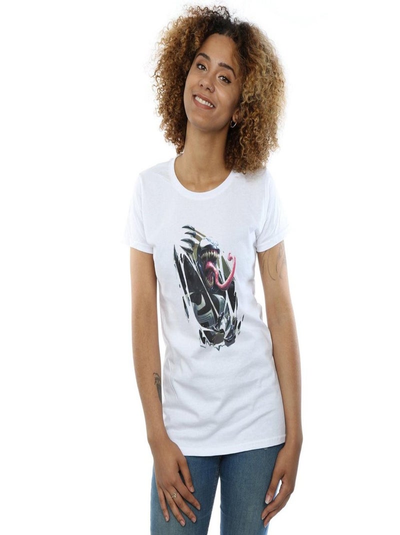 Marvel - T-shirt INSIDE ME Blanc - Kiabi