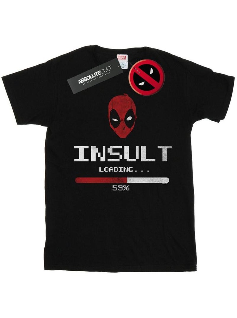 Marvel - T-shirt INSULT LOADING Noir - Kiabi
