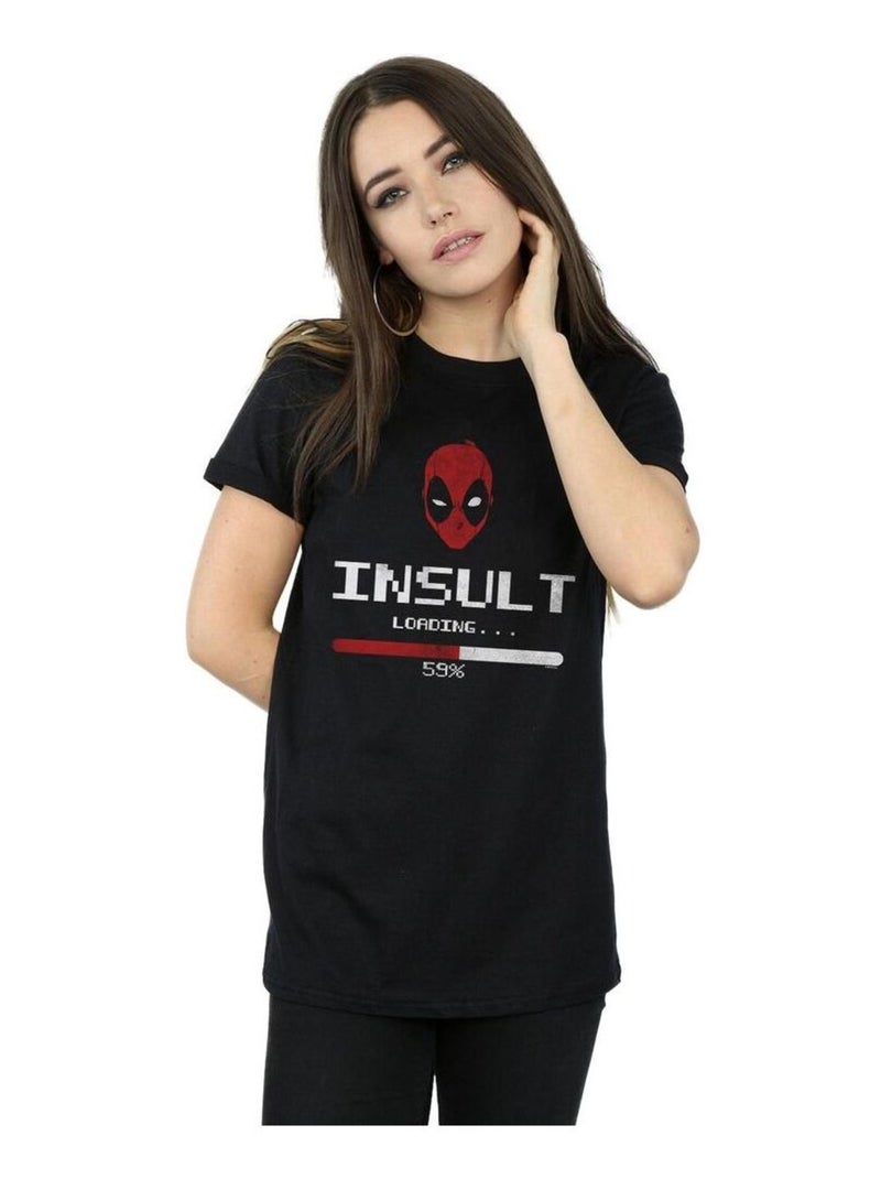 Marvel - T-shirt INSULT LOADING Noir - Kiabi