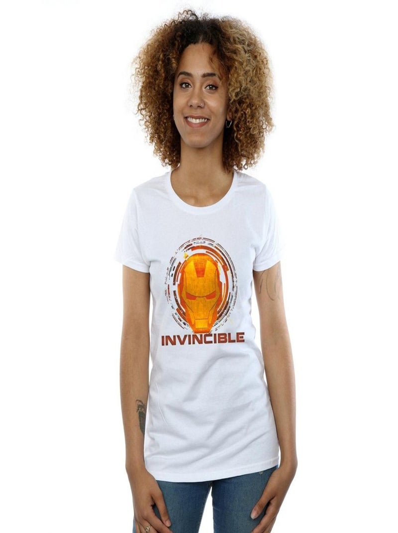 Marvel - T-shirt INVINCIBLE Blanc - Kiabi