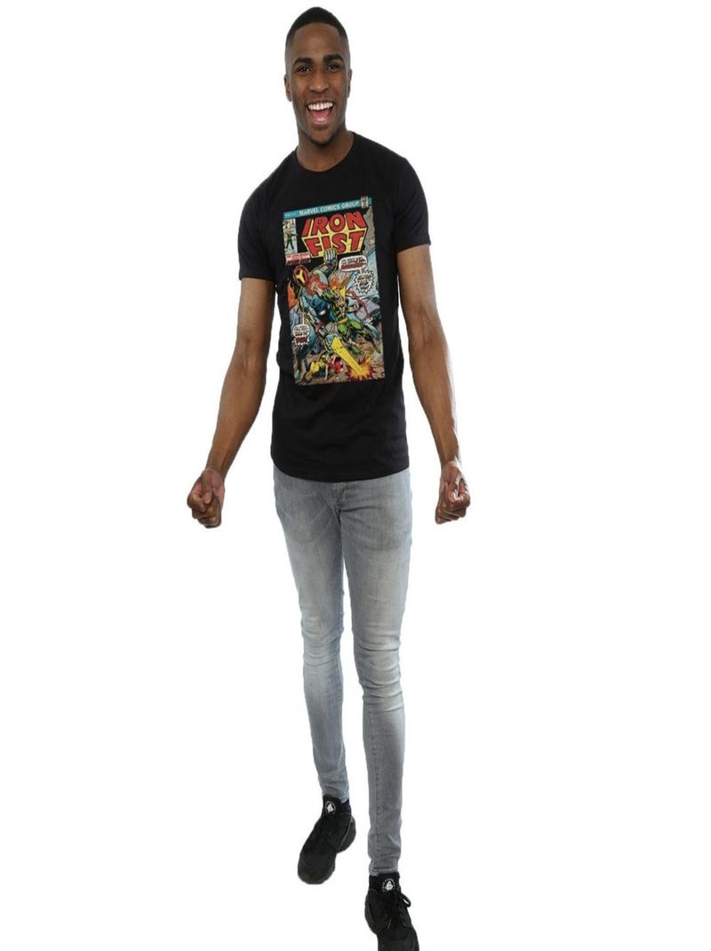 Marvel - T-shirt IRON FIST Noir - Kiabi