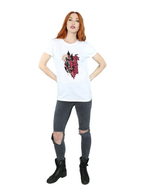 Marvel - T-shirt LADY DEADPOOL - Kiabi Marvel - T-shirt LADY DEADPOOL - Kiabi