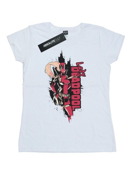 Marvel - T-shirt LADY DEADPOOL - Kiabi Marvel - T-shirt LADY DEADPOOL - Kiabi