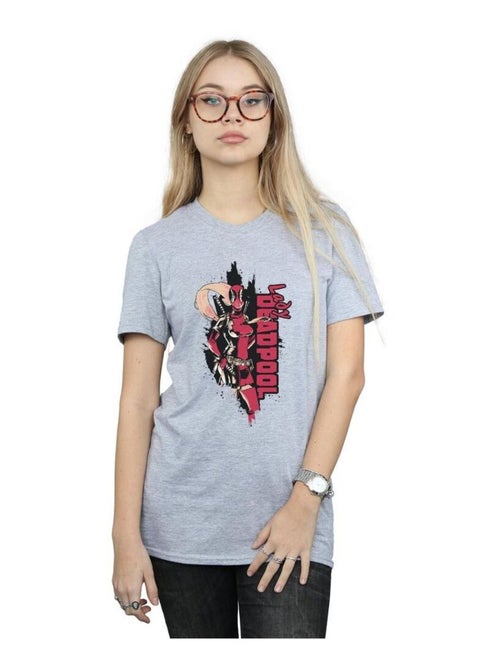Marvel - T-shirt LADY DEADPOOL - Kiabi Marvel - T-shirt LADY DEADPOOL - Kiabi