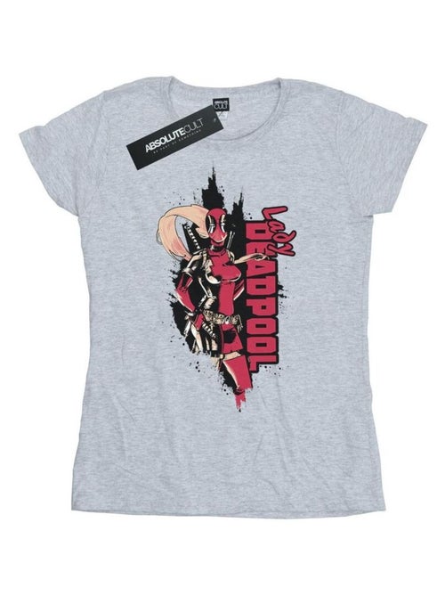 Marvel - T-shirt LADY DEADPOOL - Kiabi Marvel - T-shirt LADY DEADPOOL - Kiabi