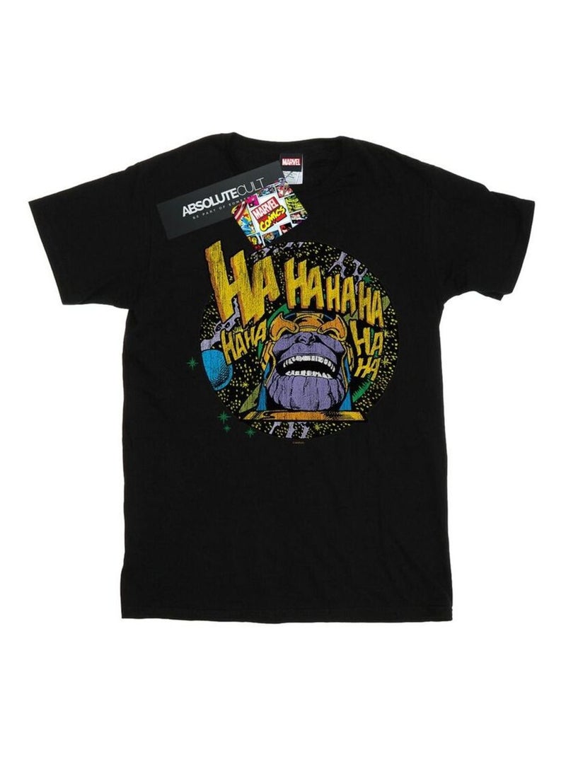 Marvel - T-shirt LAUGHS Noir - Kiabi