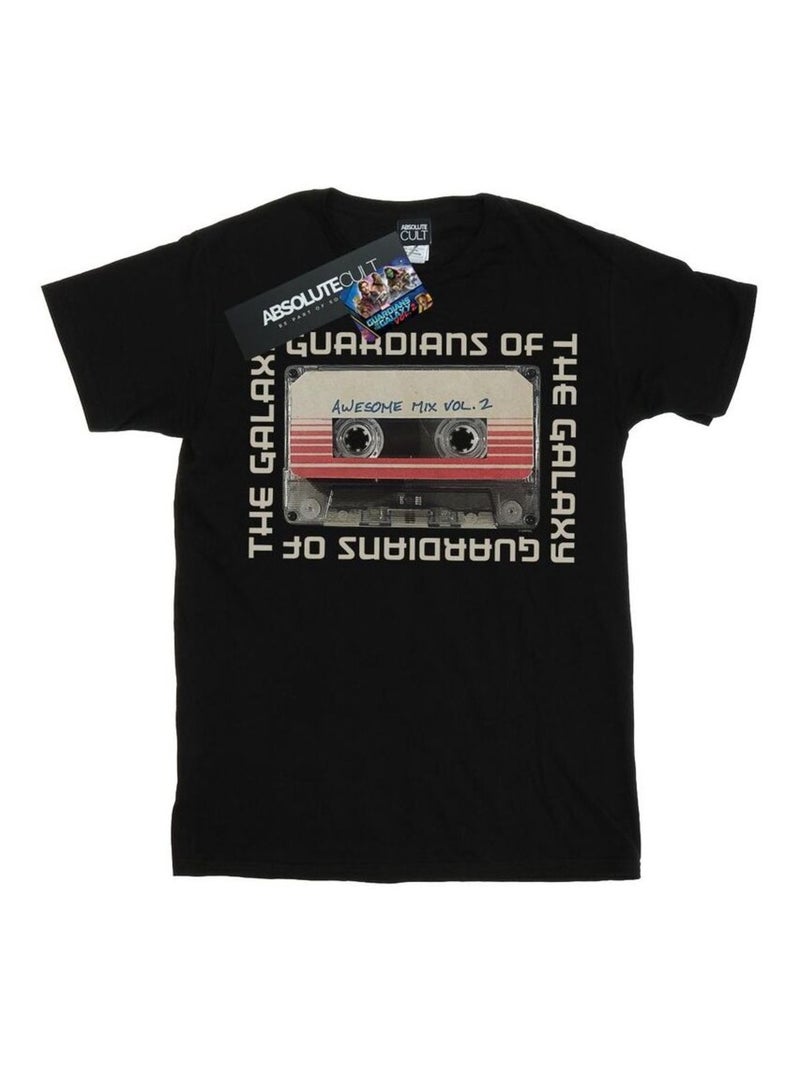 Marvel - T-shirt Les Gardiens de la Galaxie AWESOME MIX VOL. Noir - Kiabi