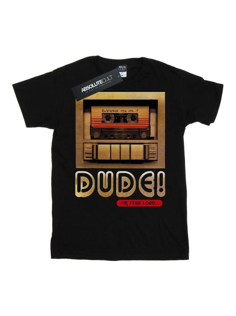 Marvel - T-shirt Les Gardiens de la Galaxie AWESOME MIX VOL. Noir - Kiabi