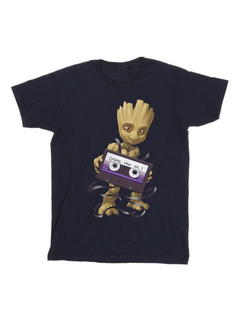 Marvel - T-shirt Les Gardiens de la Galaxie Bleu marine - Kiabi