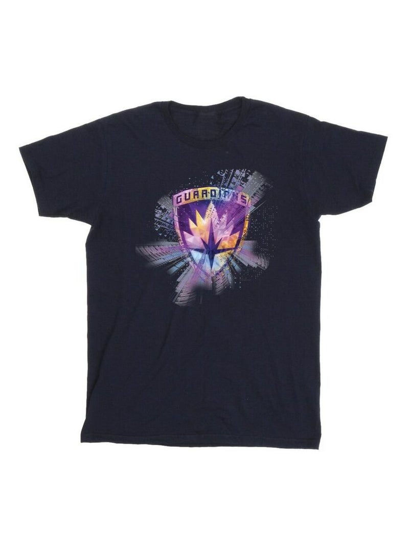 Marvel - T-shirt Les Gardiens de la Galaxie Bleu marine - Kiabi