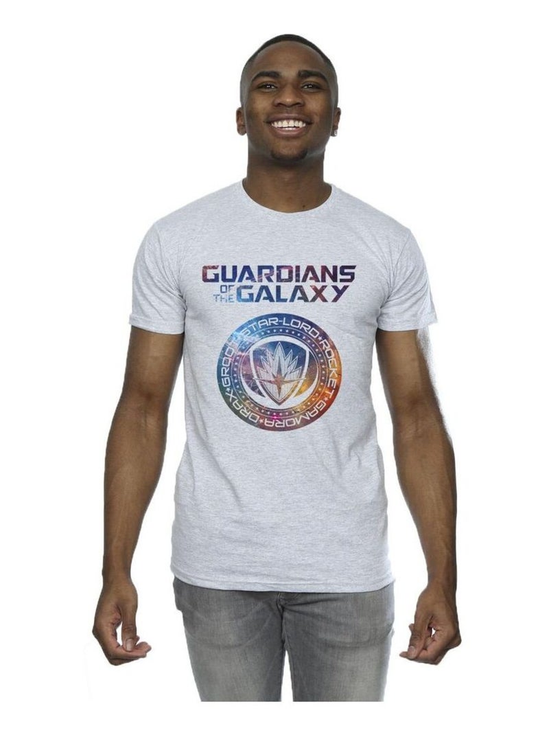 Marvel - T-shirt Les Gardiens de la Galaxie Gris chiné - Kiabi
