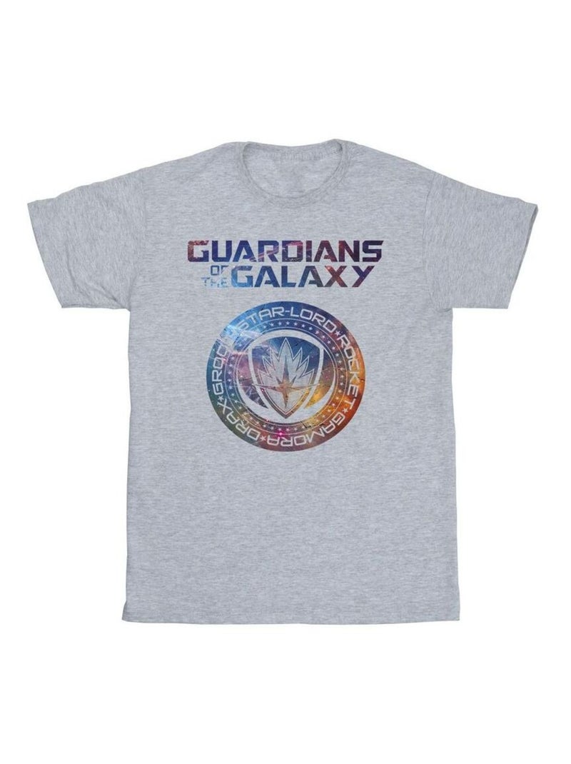 Marvel - T-shirt Les Gardiens de la Galaxie Gris chiné - Kiabi