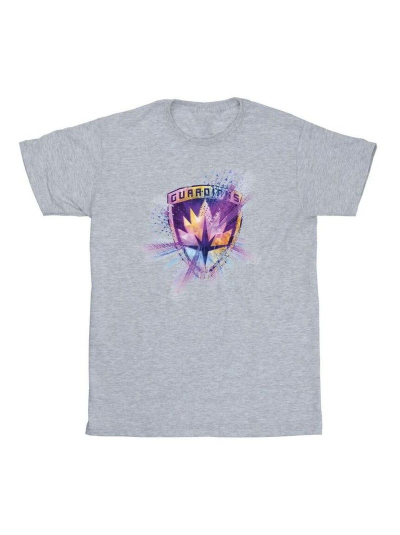 Marvel - T-shirt Les Gardiens de la Galaxie Gris chiné - Kiabi