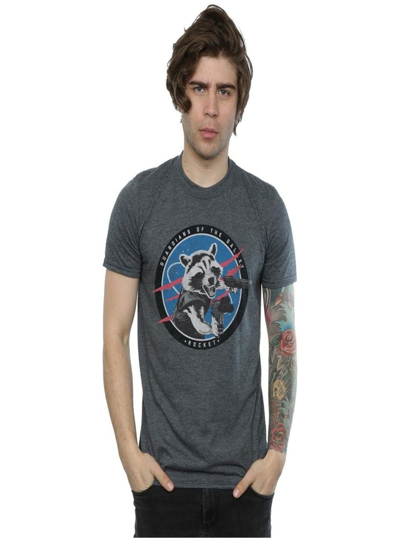 Marvel - T-shirt Les Gardiens de la Galaxie Gris foncé - Kiabi