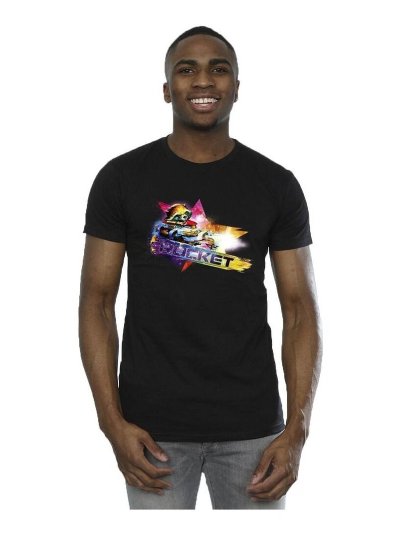 Marvel - T-shirt Les Gardiens de la Galaxie Noir - Kiabi