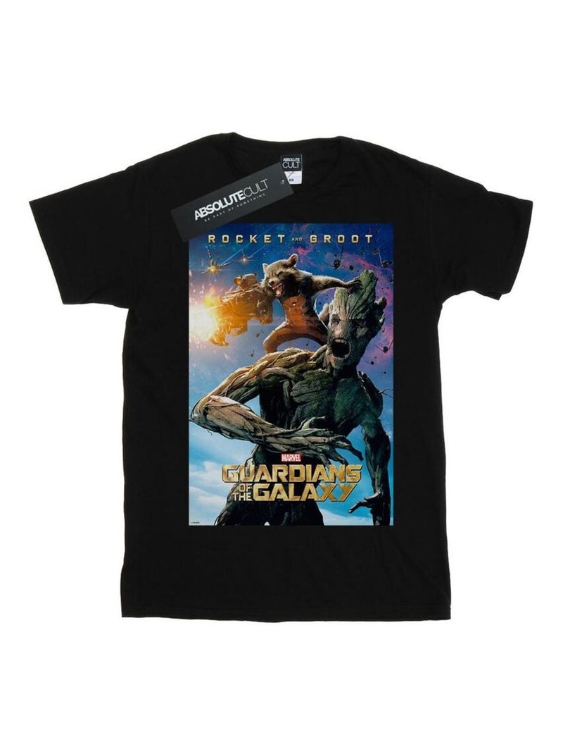 Marvel - T-shirt Les Gardiens de la Galaxie Noir - Kiabi