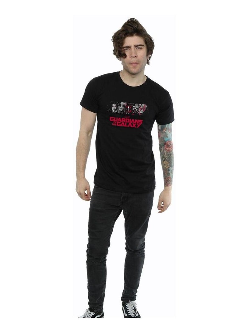 Marvel - T-shirt Les Gardiens de la Galaxie Noir - Kiabi