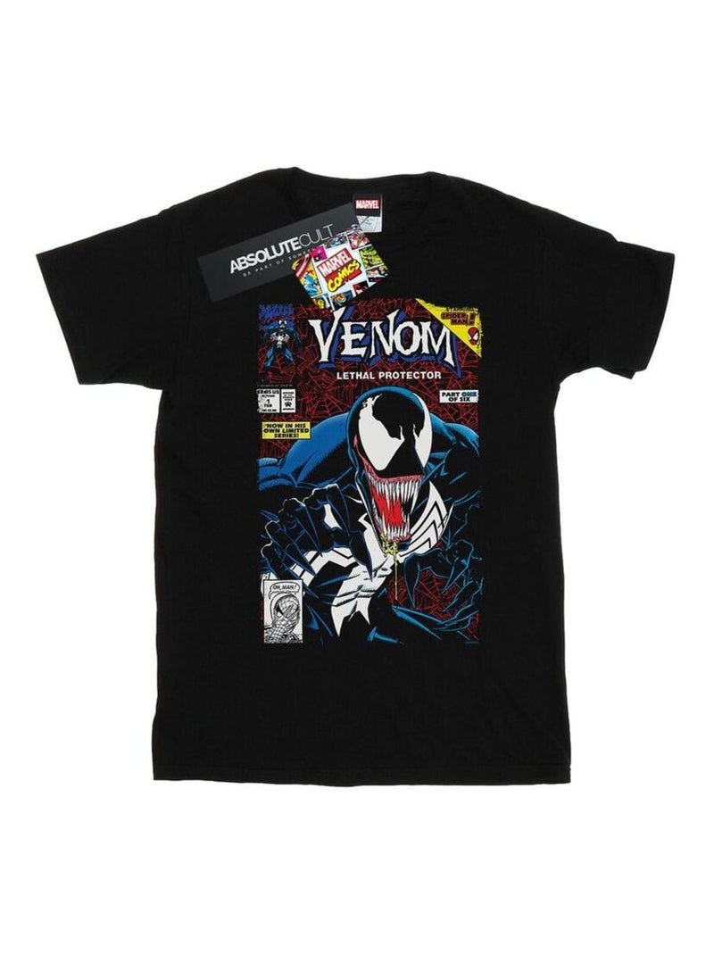 Marvel - T-shirt LETHAL PROTECTOR Noir - Kiabi