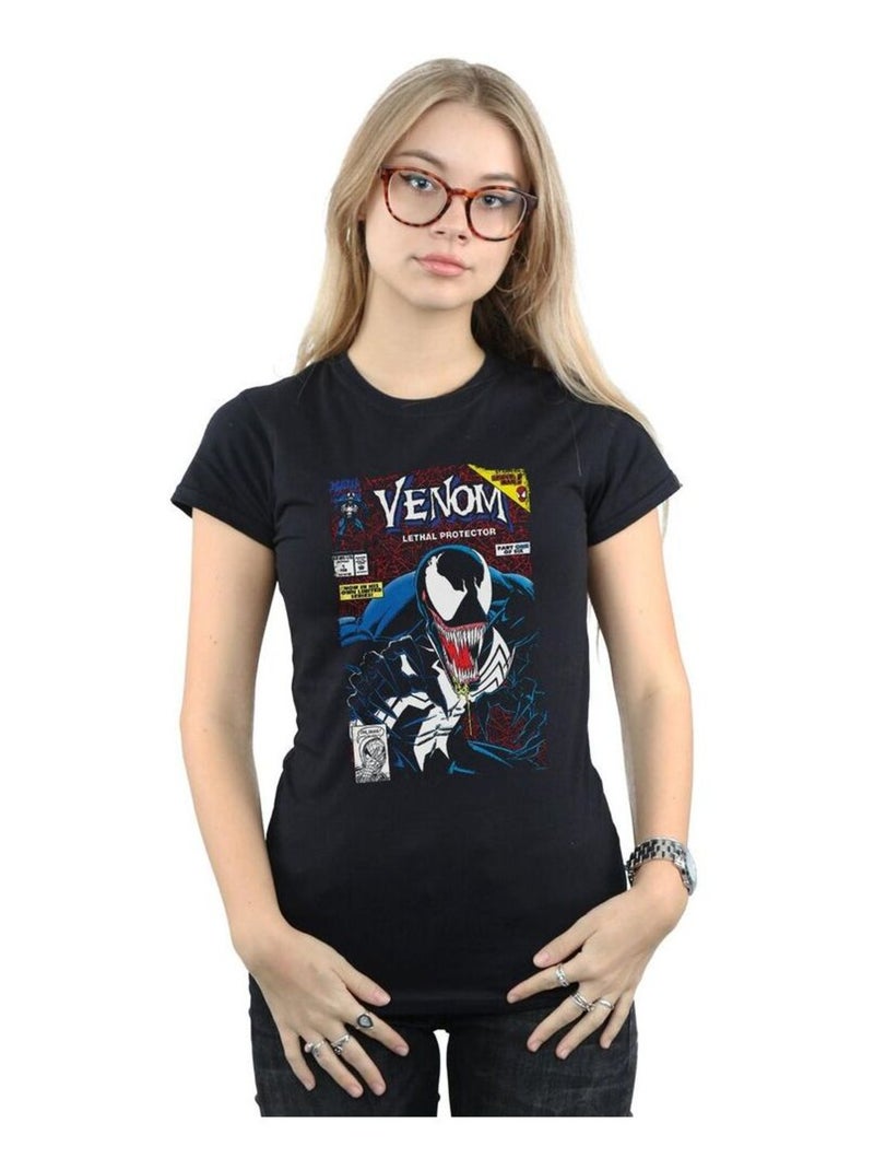 Marvel - T-shirt LETHAL PROTECTOR Noir - Kiabi