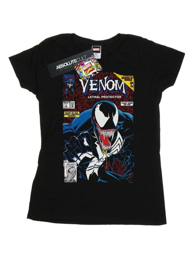 Marvel - T-shirt LETHAL PROTECTOR Noir - Kiabi