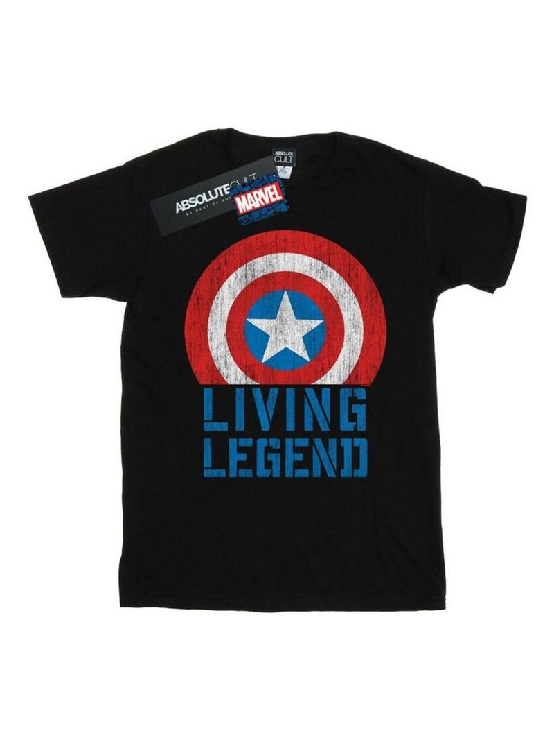Marvel - T-shirt LIVING LEGEND Noir - Kiabi