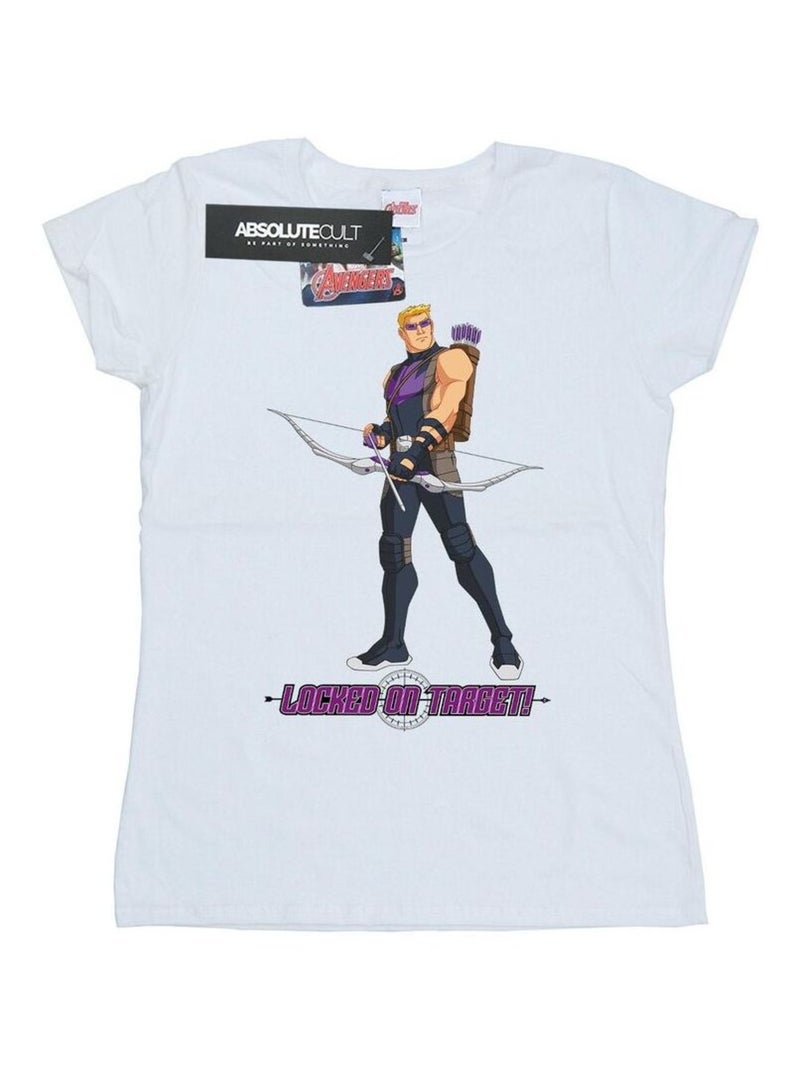 Marvel - T-shirt LOCKED ON TARGET Blanc - Kiabi