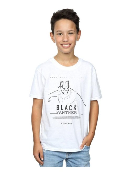 Marvel - T-shirt LONG LIVE THE KING - Kiabi