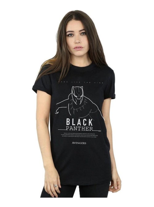 Marvel - T-shirt LONG LIVE THE KING - Kiabi