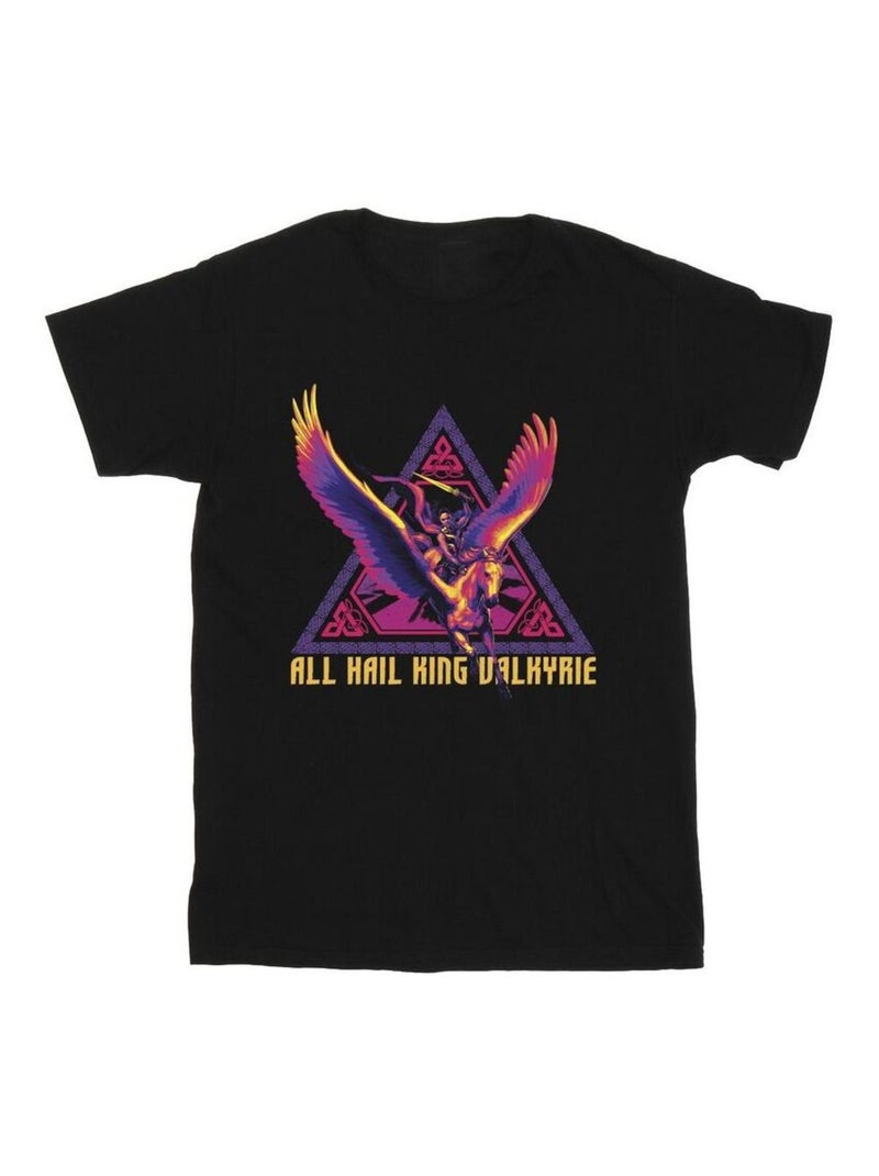 Marvel - T-shirt LOVE AND THUNDER ALL HAIL Noir - Kiabi