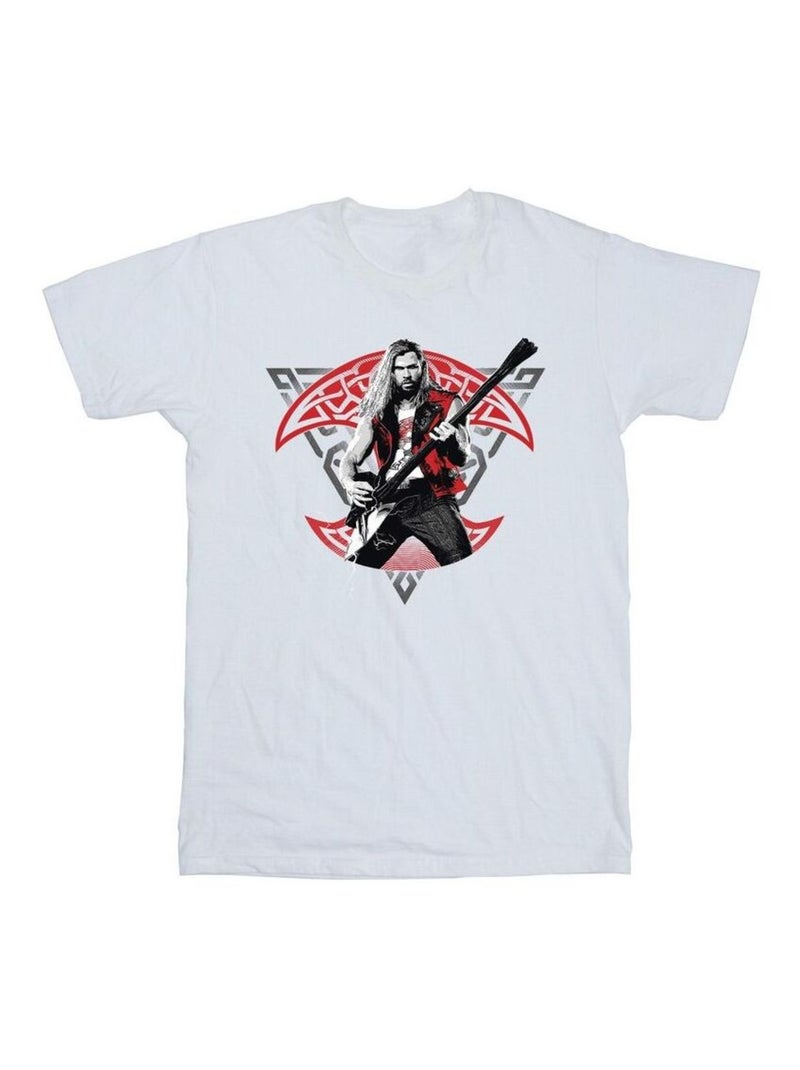 Marvel - T-shirt LOVE AND THUNDER Blanc - Kiabi