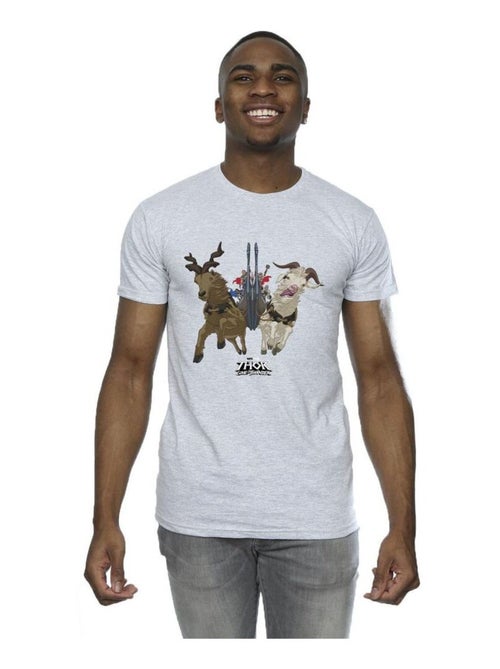 Marvel - T-shirt LOVE AND THUNDER - Kiabi
