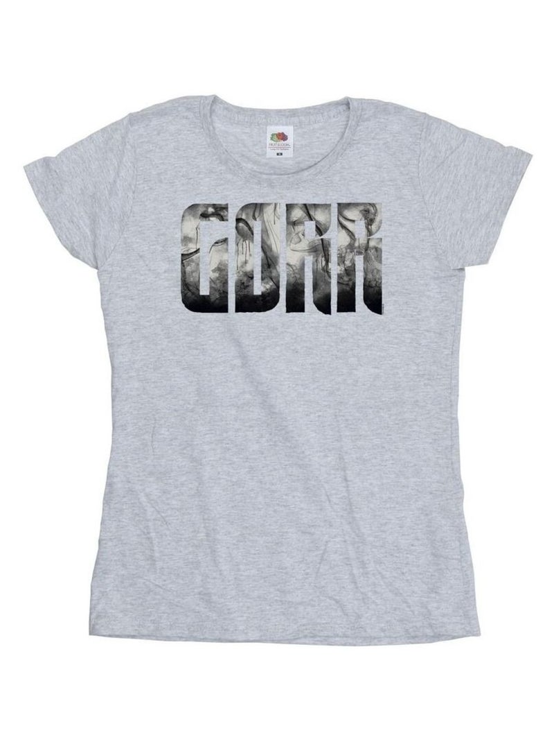 Marvel - T-shirt LOVE AND THUNDER Gris chiné - Kiabi