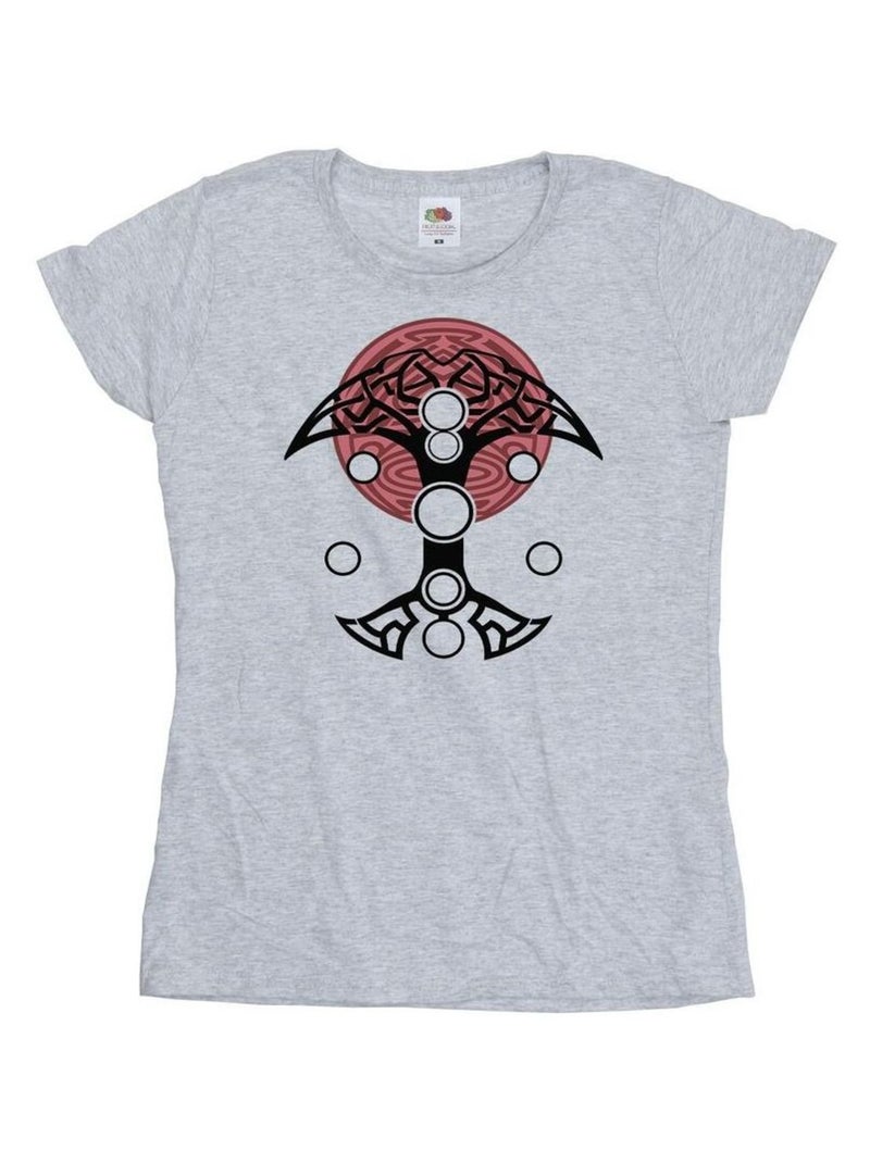 Marvel - T-shirt LOVE AND THUNDER Gris chiné - Kiabi