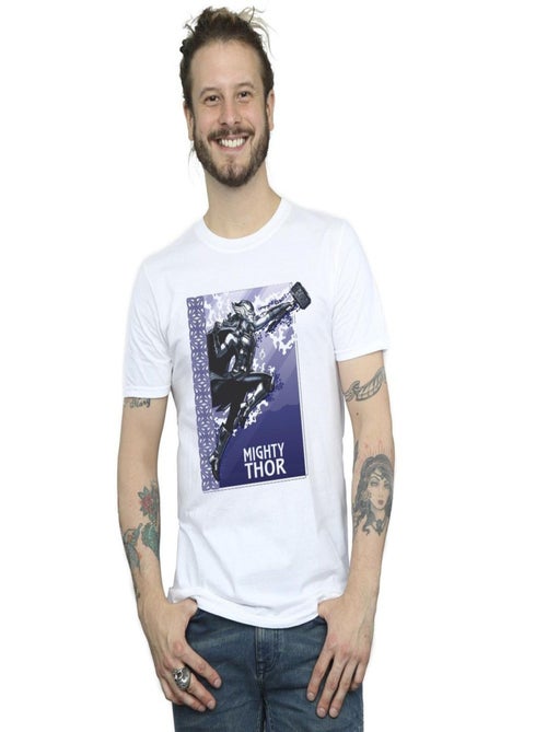 Marvel - T-shirt LOVE AND THUNDER MIGHTY - Kiabi Marvel - T-shirt LOVE AND THUNDER MIGHTY - Kiabi