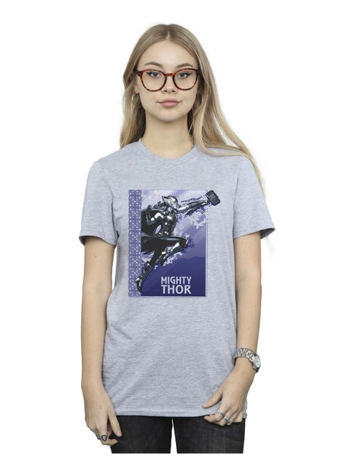 Marvel - T-shirt LOVE AND THUNDER MIGHTY - Kiabi