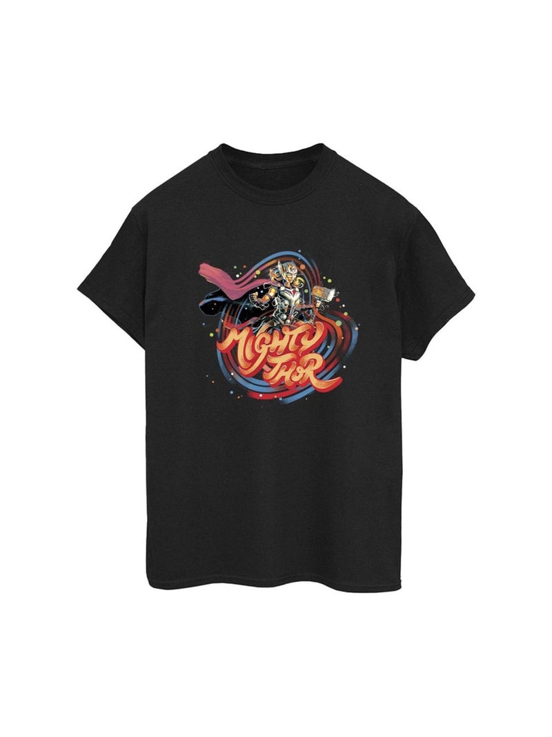 Marvel - T-shirt LOVE AND THUNDER Noir - Kiabi