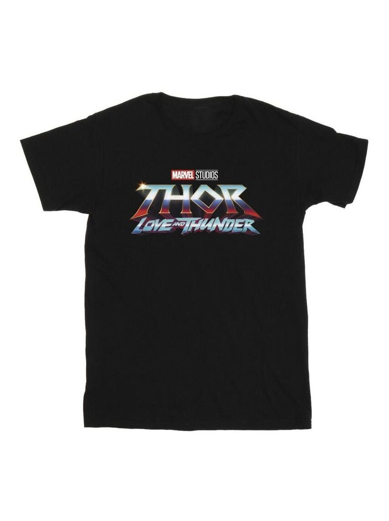 Marvel - T-shirt LOVE AND THUNDER Noir - Kiabi