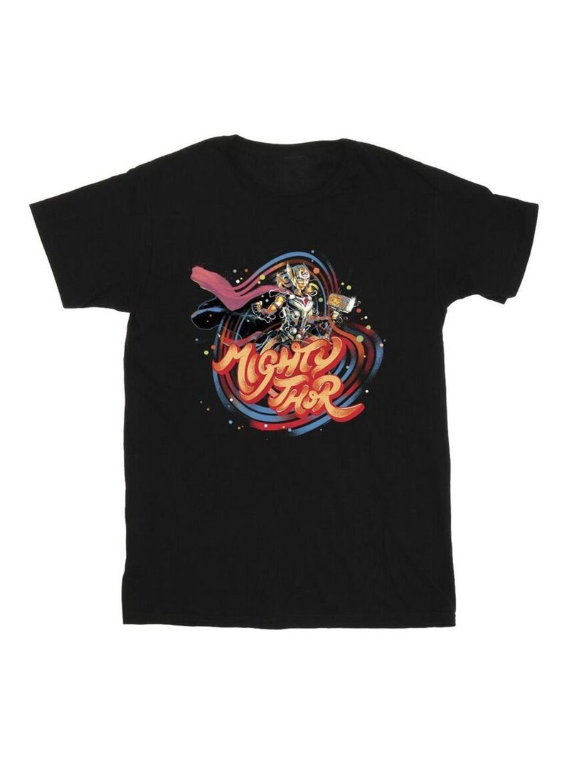 Marvel - T-shirt LOVE AND THUNDER Noir - Kiabi