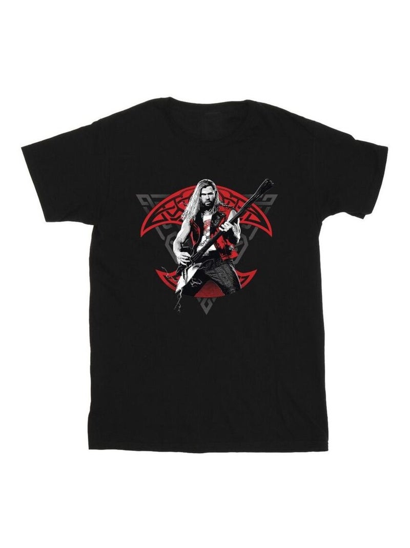 Marvel - T-shirt LOVE AND THUNDER Noir - Kiabi