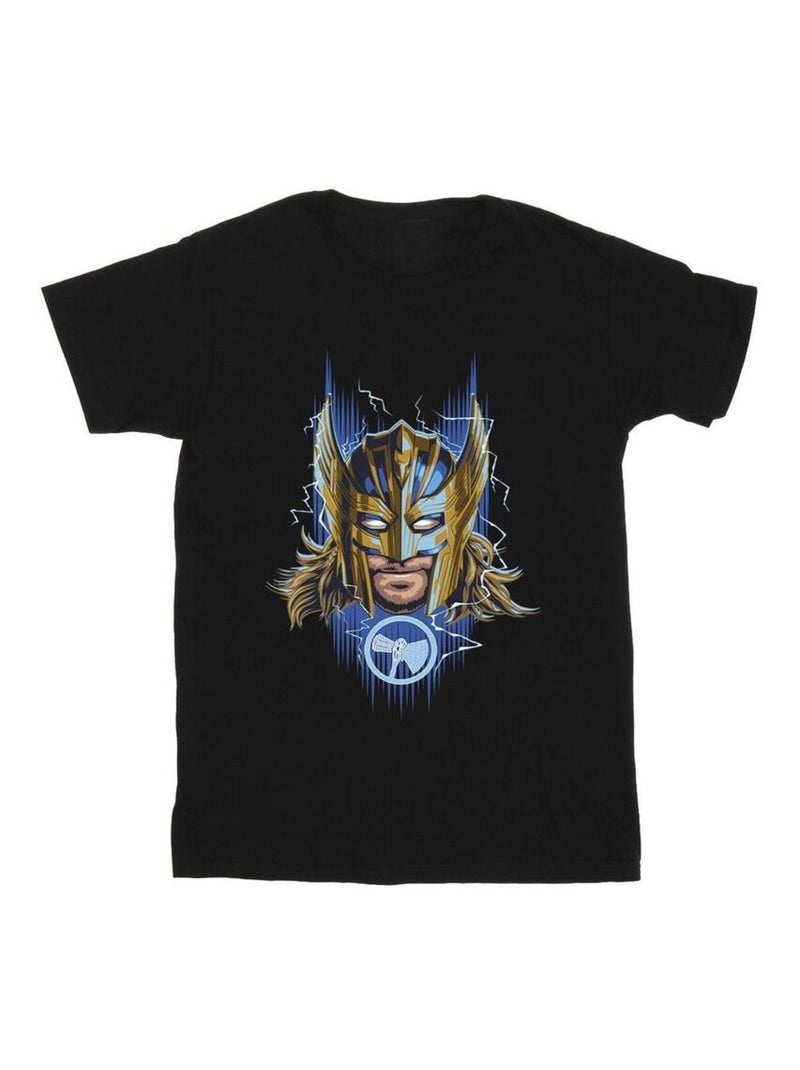 Marvel - T-shirt LOVE AND THUNDER Noir - Kiabi