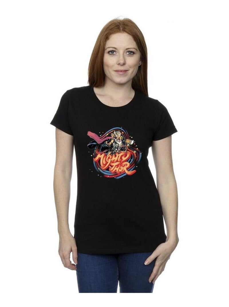 Marvel - T-shirt LOVE AND THUNDER Noir - Kiabi