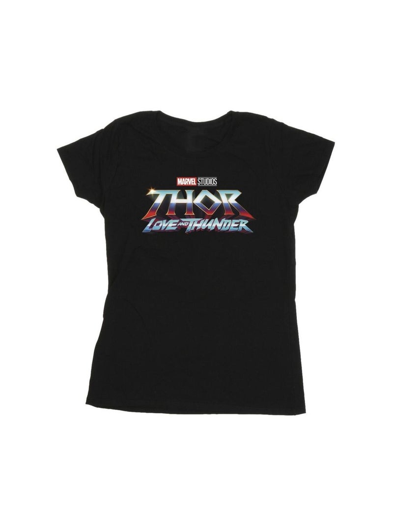 Marvel - T-shirt LOVE AND THUNDER Noir - Kiabi